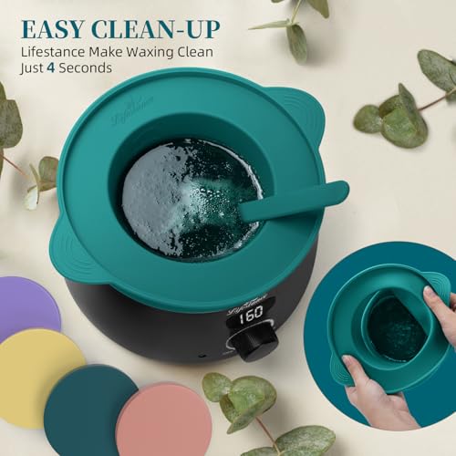 Lifestance Conical Silicone Wax Warmer Liner + 1LB Jasmine Wax