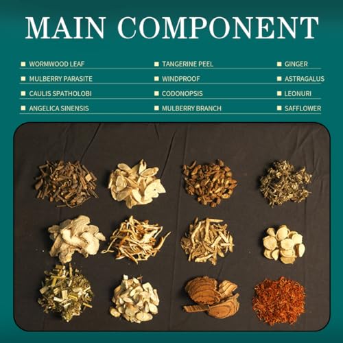 Natural Ginger & Mugwort Herbal Foot Soak Bags - Relaxing Foot Bath (30 Pack)