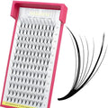 Premade 7D Lash Extensions, Butterfly Bloom 0.07mm C Curl MIX8-15mm 12 Rows/Tray 120 Pieces, Soft Lightweight Eyelashes Grafting for Lash Artists, Beauty Salon(Matte Black-0.07-C-MIX8-15mm)52