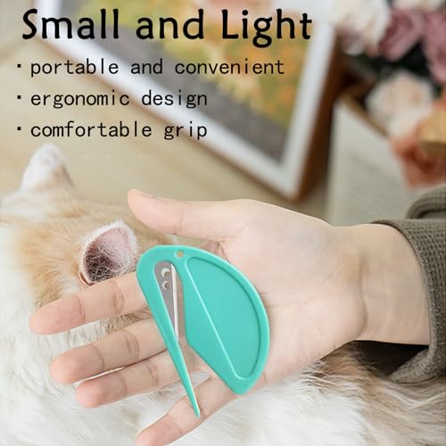5-Piece Pet Knotting Comb Set for Cats & Dogs - Fur Removal Tool