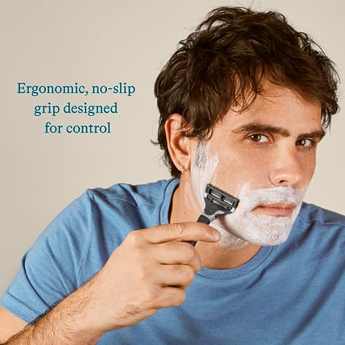 Harry's Razor Blades Refills - Razors for Men - 10 count & Shaving Razors for Men includes 3 Razor Blade Refills (Charcoal)