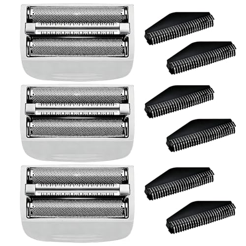 3PCS Shaver Replacement Foil Compatible with Remington PF7400, PF7500, and PF7600 Foil Shavers,(White)