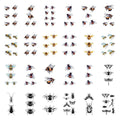 Bee Insect Temporary Tattoo Sticker Waterproof Ladybug Men Women Party Favor Hand Arm Shoulders 10.5X6cm Set of 24 (SF257)
