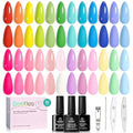 Beetles Rustic Sonata Pastel Gel Polish Set - 25 Colors + Base & Top Coats, 5ml