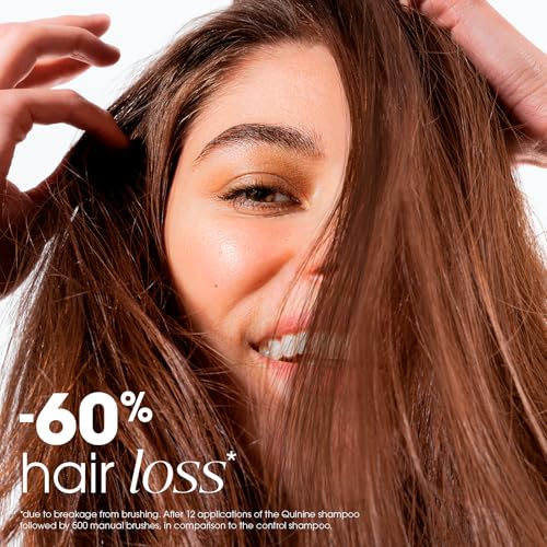 Klorane Strengthening Shampoo with Quinine - Dermatologist-Tested - Natural Alternative Thickening Shampoo for Hair Thinning - Support Stronger, Healthier Hair for Men & Women - 13.5 fl. oz.