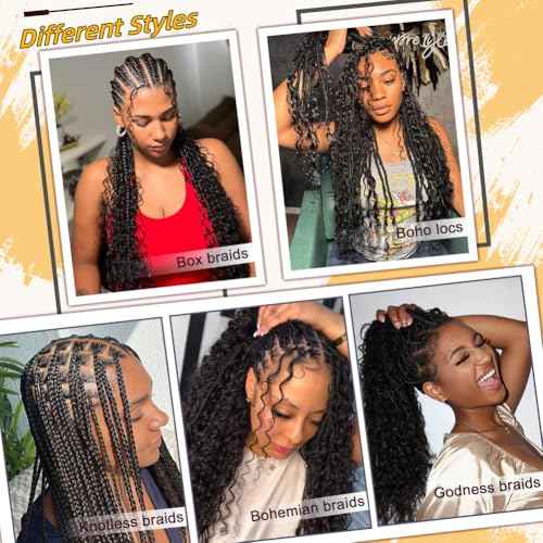 100 Percent Human Boho Braiding Hair Deep Wave Curly 12A Bulk Bundles Human Hair 105g Wet and Wavy for Boho Braids Human Hair Extensions for Braiding Human Supplies No Weft 2 Bundles