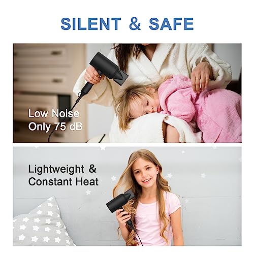 slopehill 1800W Ionic Hair Dryer with Concentrator & Diffuser