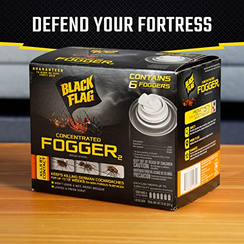 Black Flag Indoor Fogger, Pack of 6