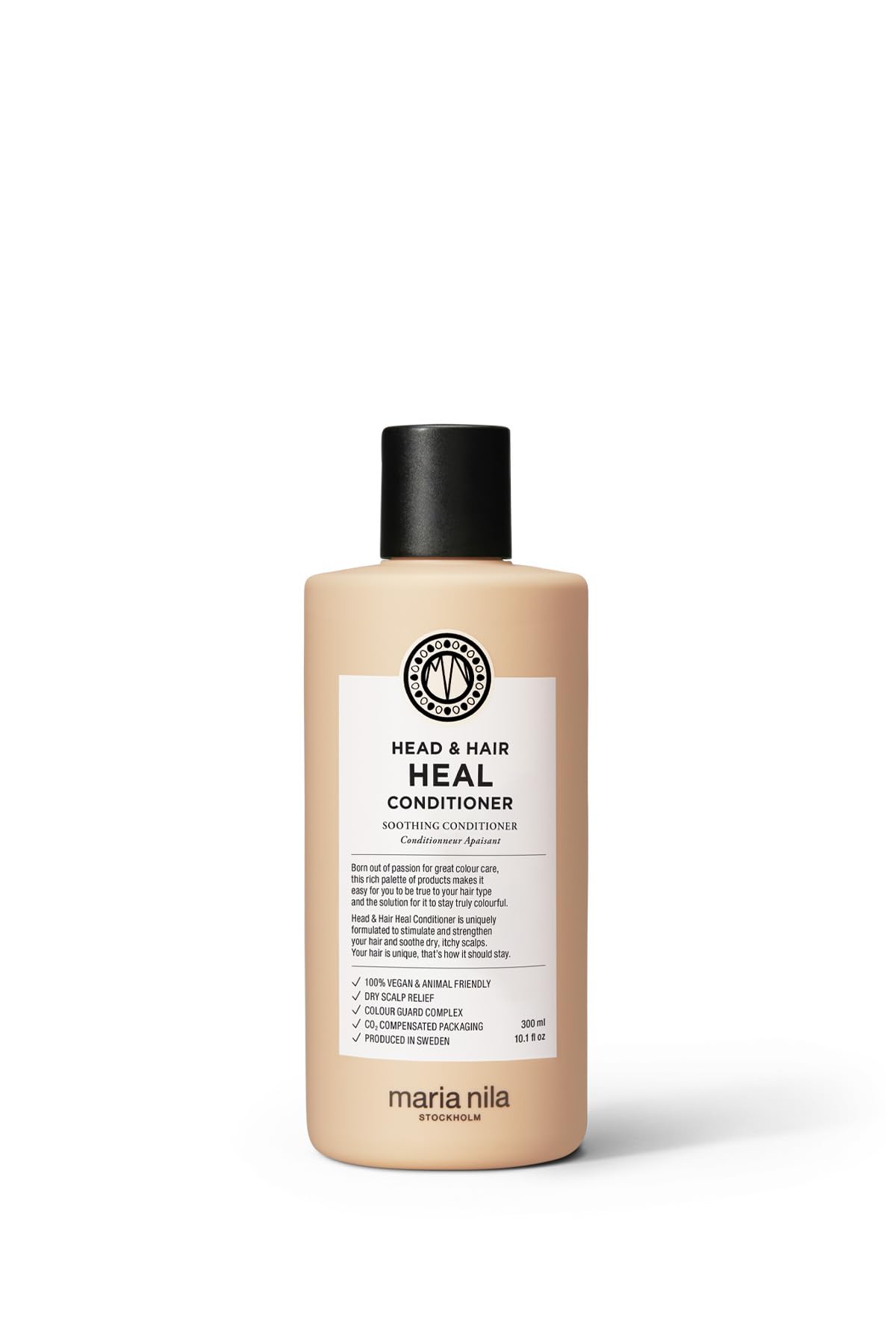 Maria Nila Head & Hair Heal, Conditioner 10.1 Fl Oz, Soothing Aloe Vera for dry & itchy scalps, 100% Vegan & Sulfate/Paraben free