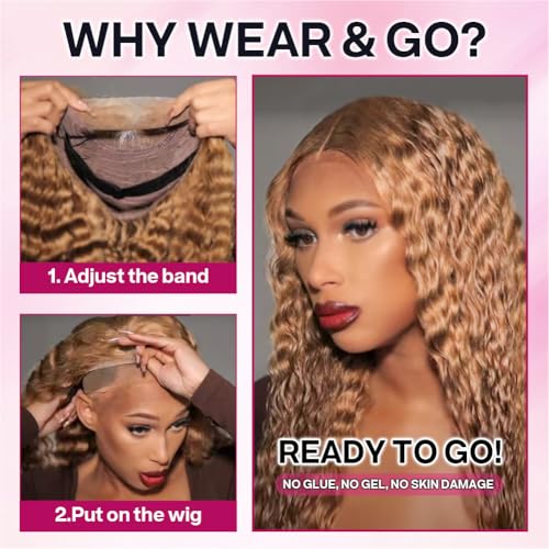 Honey Blonde Curly Bob Wig 12in 200% Density 5x5 HD Lace Closure Glueless Human Hair Wig for Black Women