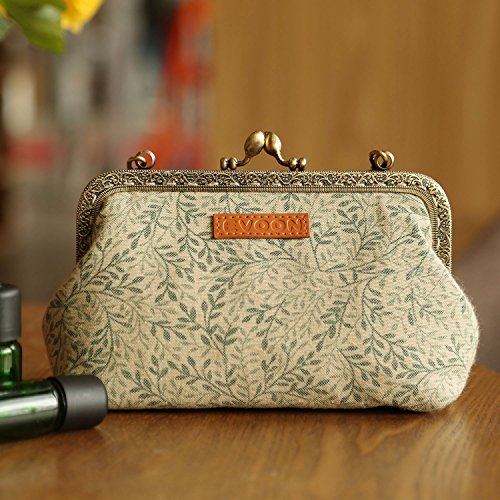 evoon Womens Cosmetic Pouch Bag Clutch Purses for Ladies, Essential Oil Carrying Cases Box for doTERR Youg Living Oils 5ml 10ml 15ml Bottles