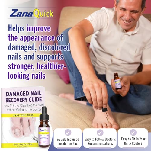 ZanaQuick Extra Strength Toenail & Fingernail Repair Drops - 2 Pack