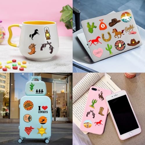 96 Pcs Western Cowboy Temporary Tattoos for Kids