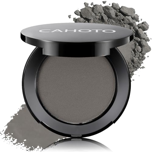 Dark Gray Matte Eyeshadow Single Palette with Mirror