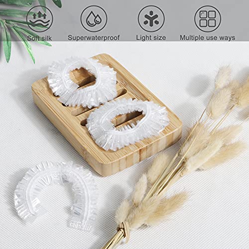 150 Pack Disposable Shower Caps – Waterproof Hair Bath Caps