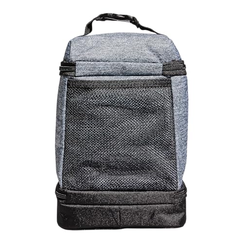 adidas Excel 2 Insulated Lunch Bag, Jersey Onix Grey/Black, One Size