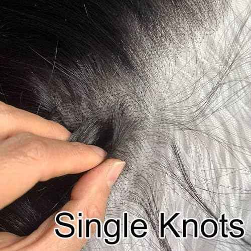 KRN 13X6 Real HD Lace Frontal Body Wave, 0.10 mm Ultra-Thin Invisible Lace HD Frontal 13x6 Human Hair 12A Brazilian Virgin Hair Single Knot Pre-Plucked with Baby Hair 16 Inch