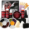 Bowitzki Professional SFX Makeup Kit ? Special Effects Makeup Kit with Fake Blood, Coagulated Blood, Liquid Latex, Bruise & Zombie Face Paint for Halloween, Cosplay, Horror FX, Theater