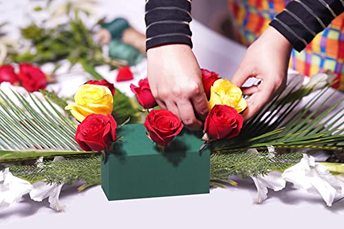 FLOFARE Pack of 6 Dry and Wet Floral Foam Blocks for Fresh and Artificial Flowers, Each (7.8” L x 3.5” W x 2.4” H), for Wedding, Birthdays, Home, Office, and Garden Decorations