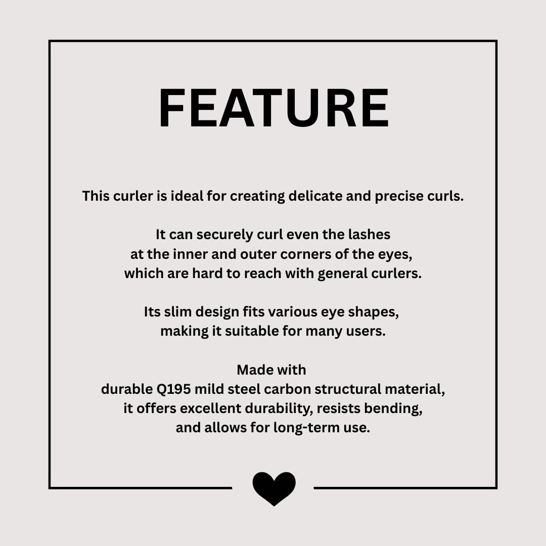 Soo Ador okhee SO-OK Precision Lash Half Curler – Inner & Outer Corner Eyelash Curler for Detailed, No-Pinch Curling