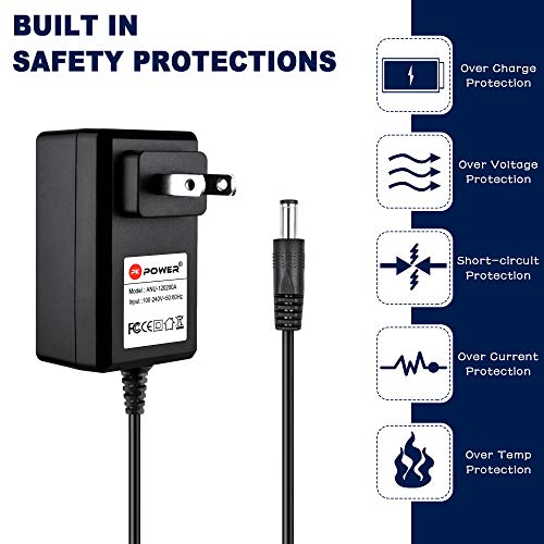 PKPOWER AC Adapter for Braun Silk Epil Lady Shaver Epilator EE110 5306 5316 5317, Power Supply for Braun Silk Epil 3 Perfection SE3170 SE3270 Pl-41-77 V-3 PI-41-77 V-3