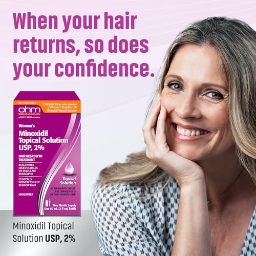 Minoxidil 2% Hair Regrowth Solution for Women | 2 Fl Oz