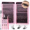CMAYOME Lash Clusters Kit 9-16mm Natural Wispy Lashes 640Pcs