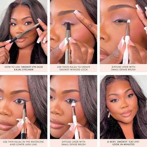 ICONIC LONDON Smokey Eye Dual Ended Eyeliner - Water Resistant