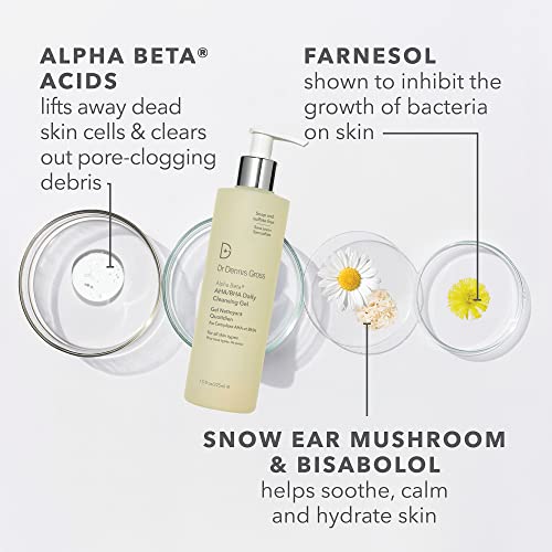 Dr Dennis Gross Alpha Beta¢ç AHA/BHA Daily Cleansing Gel, for Skin That is Dull, Congested and Uneven Tone & Texture (7.5 Fl Oz)