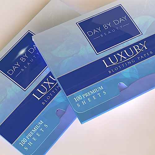 Makeup Blotting Papers 200 Oil Absorbing Paper Sheets for Face (2 Handy Packs of 100) ? Face Oil Remover ? Oil Blotting Sheets for Face