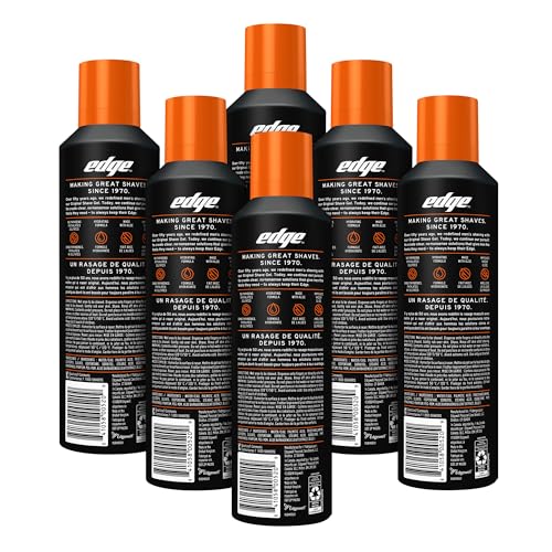 Edge Sensitive Skin Shaving Gel for Men, 7 oz (6 Pack) - Soothes & Refreshes