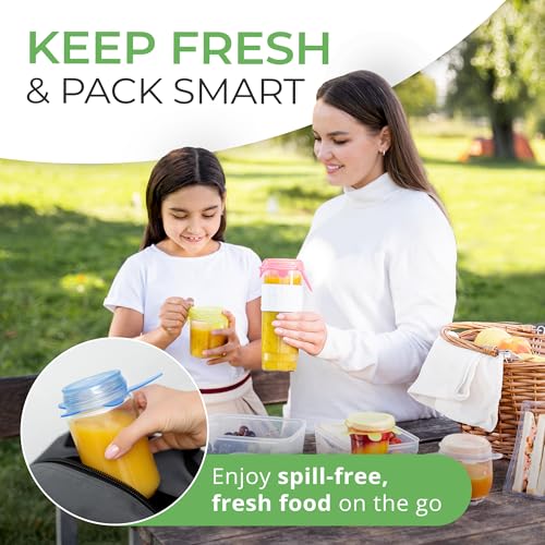 Orblue Reusable Silicone Stretch Lids 6-Pack - Small Food Covers