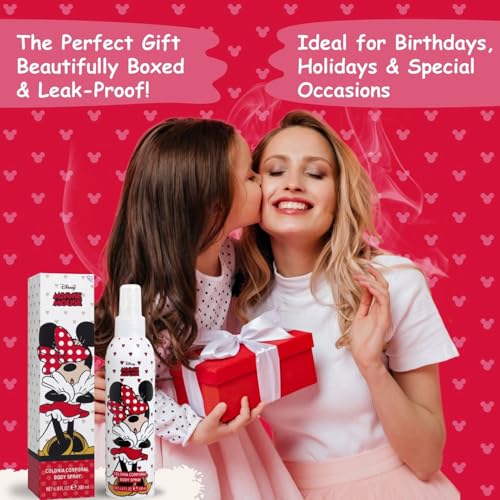Minnie Mouse Girl's Body Spray 6.8oz by Air Val International - Made in Spain