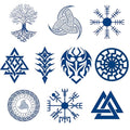 10 Pack Celtic Viking Temporary Tattoos – Waterproof Tribal Design