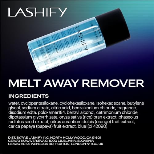 Lashify Melt Away Remover 80ml to Easily Remove Gosssamer Lashes and any Eye Makeup