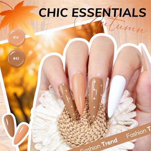 Coscelia 73pc Gel Nail Polish Kit with U V light, 60 Bottles Gel Nail Polish Soak off Top Base Coat Spring Colors Enchantment Collection Glitter Nail Rhinestones Gel Manicure Kit Gifts