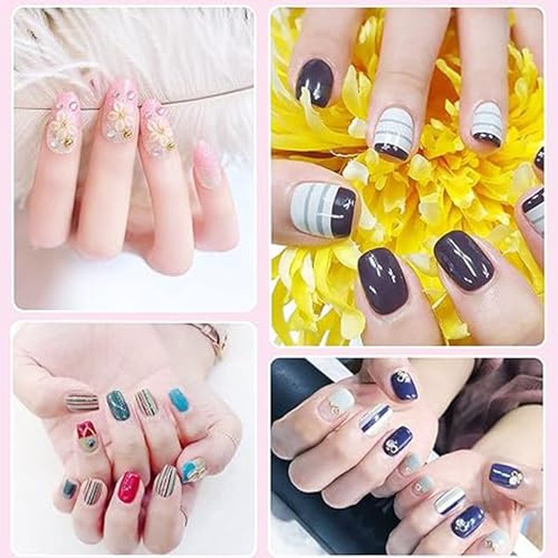 22-Piece Nail Art Tool Set with Resin Palette & Brushes