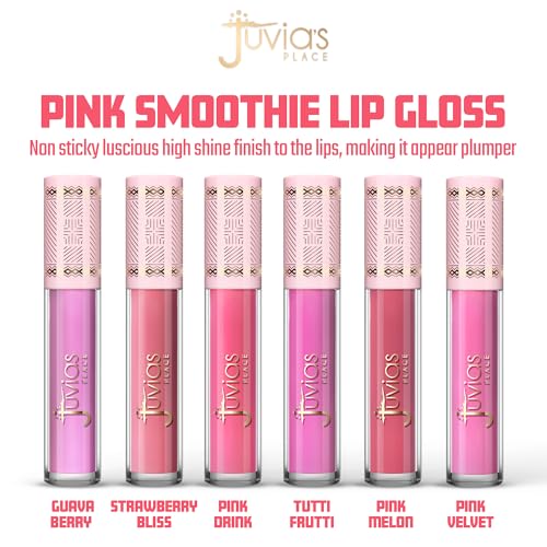 Juvia's Place Smoothie Lip Gloss Pink Velvet - Hydrating
