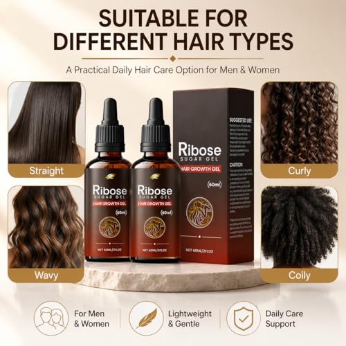 Hair Growth Gel for Men & Women, 60ML Ribose Sugar