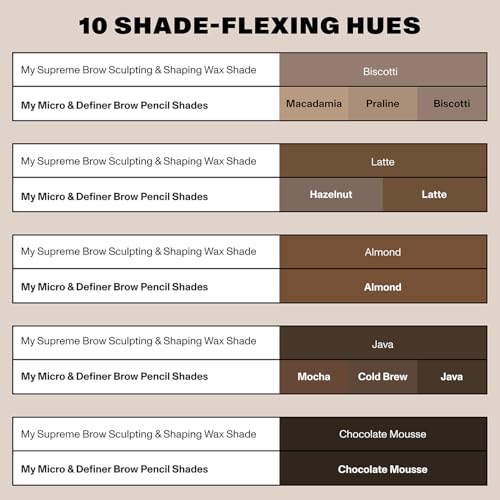 Morphe Definer Dual-Ended Brow Pencil & Spoolie - Light Blonde Cool Tones