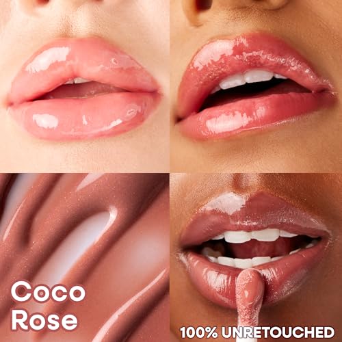 wet n wild Lip Oil - Lightweight, Non-Sticky, Hydrating & Nourishing Formula with 7 Conditioning Oils, Vegan & Cruelty-Free - Cocoa Rose