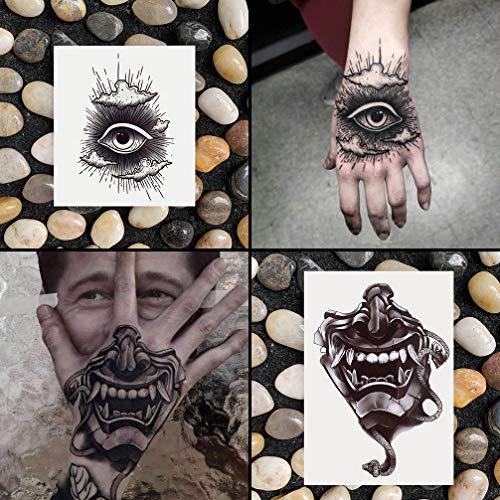 9-Sheet Temporary Tattoo Pack for Adults – Waterproof Body Art