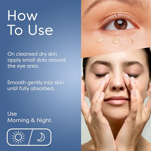 Lift & Firm Eye Gel with Hyaluronic Acid | Anti-Aging, 0.5oz