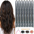 Hair Tinsel Kit - 7 Pcs Glitter Hair Extensions for Festivals