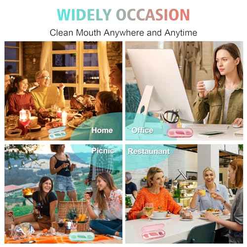 Travel Floss,160 PCS Portable Flossers Dental Picks,16 Pack Individually Cases with Flossing Pick,Floss Sticks for Adults Teeth Cleaning, Sealed Storage Ideal for Family, Hotel, Trip