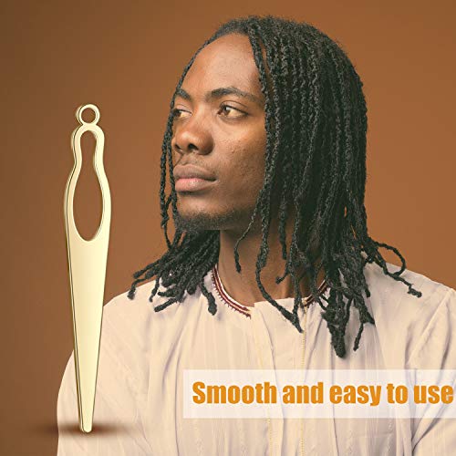 Dreadlock Interlocking Tool Set - 5 Pc Gold Metal Loc Maintenance