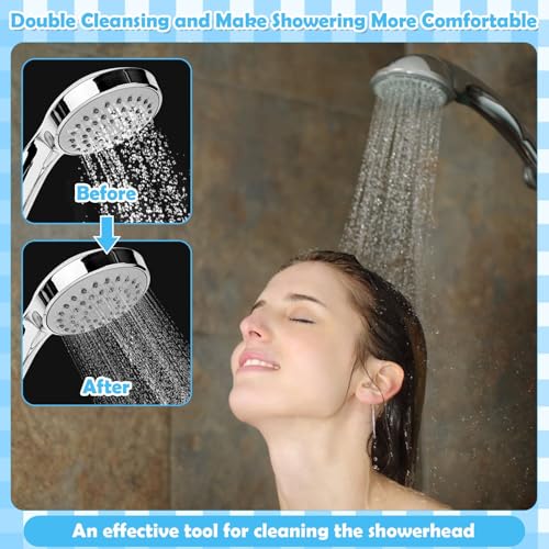 Shower Head Cleaning Brush Set - 80 Pc Multi-Size Unclogging Tool Kit