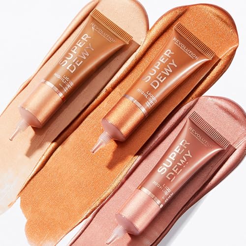 Makeup Revolution Super Dewy Liquid Highlighter Pink Lights 15ml