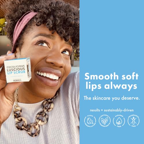 Handmade Heroes Coconut Lip Scrub - Vegan Sugar Exfoliator