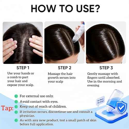 Rosemary Hair Growth Serum Roll-On for Thinning Hair with Saw Palmetto & Tea Tree ? Lightweight, Non-Greasy Scalp Oil for Hair Regrowth Support